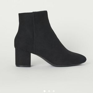 H&M Block Heeled Ankle Boots